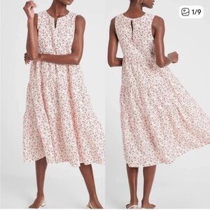 Banana Republic Factory Floral Midi Dress